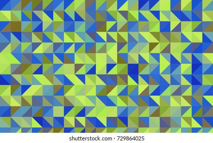 Light Blue, Green vector blurry triangle pattern. Brand-new colored illustration in blurry style with gradient. The template can be used as a background for cell phones.