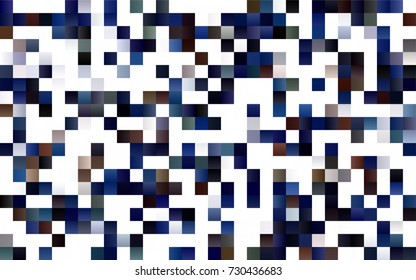 Light Blue, Green vector blurry rectangular background. Geometric background in square style with gradient. The pattern can be used for brand-new background.