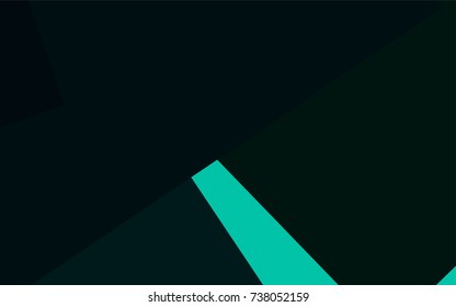 Light Blue, Green vector blurry rectangular background. Geometric background in square style with gradient. The pattern can be used for brand-new background.