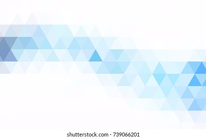 Light Blue, Green vector blurry triangle background. Creative geometric illustration in Origami style with gradient. The completely new template can be used for your brand book.