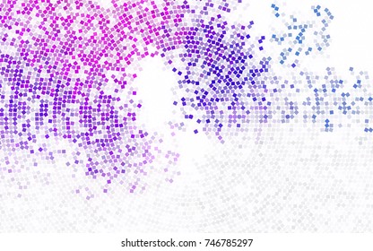 Light Blue, Green vector blurry rectangular background. Geometric background in square style with gradient. The pattern can be used for brand-new background.