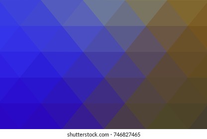 Light Blue, Green vector blurry triangle background design. Geometric background in Origami style with gradient. 