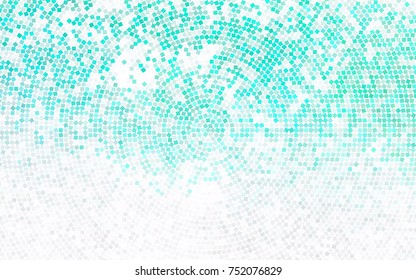 Light Blue, Green vector blurry rectangular background. Geometric background in square style with gradient. The pattern can be used for brand-new background.