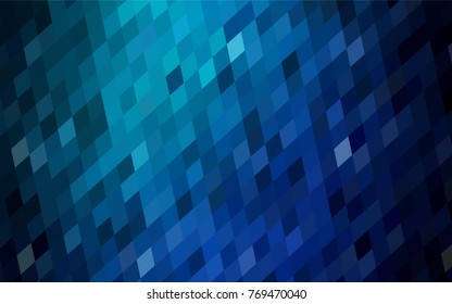Light Blue, Green vector blurry rectangular background. Geometric background in square style with gradient. The pattern can be used for brand-new background.