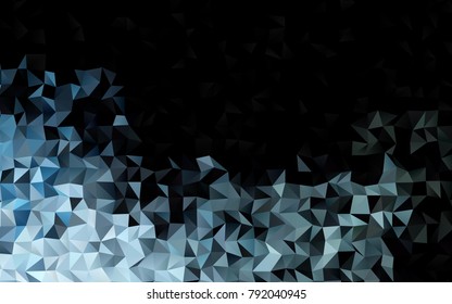Light Blue, Green vector blurry triangle template. Shining illustration, which consist of triangles. The polygonal design can be used for your web site.