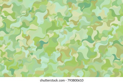 Light Blue, Green vector blurry arched template. A completely new color illustration in a vague style. The elegant pattern can be used as part of a brand book.