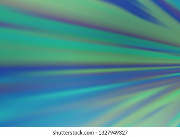 Light Blue, Green vector bokeh and colorful pattern. An elegant bright illustration with gradient. A completely new design for your business.
