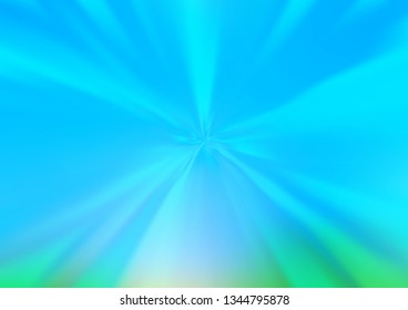 Light Blue, Green vector bokeh pattern. A completely new color illustration in a bokeh style. A completely new design for your business.
