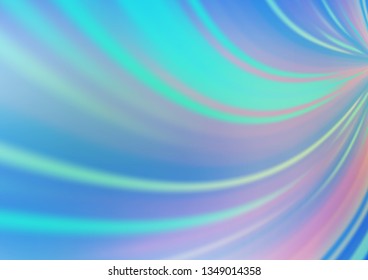 Light Blue, Green vector bokeh and colorful pattern. Glitter abstract illustration with an elegant design. The template for backgrounds of cell phones.