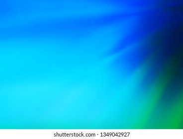 Light Blue, Green vector bokeh pattern. Colorful illustration in blurry style with gradient. The elegant pattern for brand book.