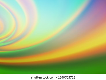 Light Blue, Green vector bokeh and colorful pattern. Creative illustration in halftone style with gradient. The elegant pattern for brand book.