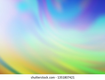 Light Blue, Green vector bokeh pattern. Colorful illustration in abstract style with gradient. Brand new design for your business.