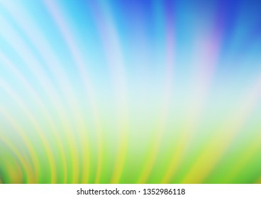 Light Blue, Green vector bokeh template. A completely new color illustration in a bokeh style. A completely new design for your business.