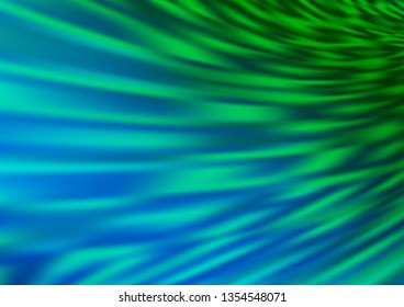 Light Blue, Green vector bokeh and colorful pattern. Colorful illustration in abstract style with gradient. A new texture for your design.
