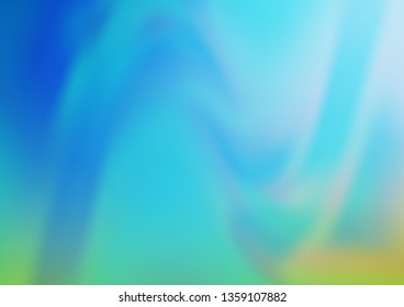 Light Blue, Green vector bokeh pattern. Modern geometrical abstract illustration with gradient. Brand new design for your business.