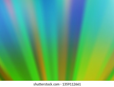 Light Blue, Green vector bokeh template. Modern geometrical abstract illustration with gradient. The template can be used for your brand book.