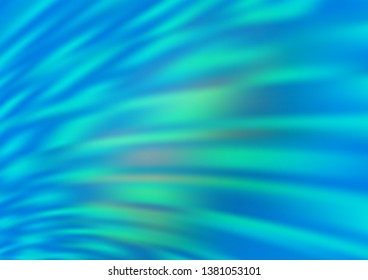 Light Blue, Green vector bokeh pattern. Colorful illustration in abstract style with gradient. A new texture for your design.
