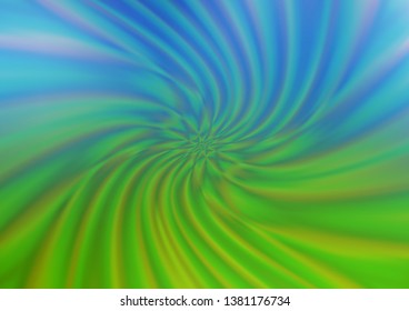 Light Blue, Green vector bokeh pattern. A vague abstract illustration with gradient. A new texture for your design.