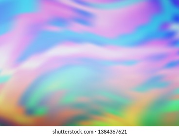 Light Blue, Green vector bokeh pattern. Colorful illustration in blurry style with gradient. The template for backgrounds of cell phones.