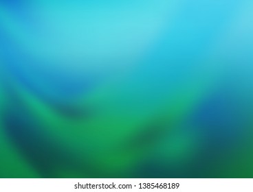 Light Blue, Green vector bokeh and colorful pattern. An elegant bright illustration with gradient. The best blurred design for your business.