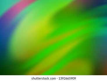 Light Blue, Green vector bokeh and colorful pattern. Shining colorful illustration in a Brand new style. The template can be used for your brand book.