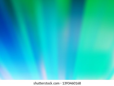 Light Blue, Green vector bokeh template. Colorful illustration in blurry style with gradient. The template for backgrounds of cell phones.