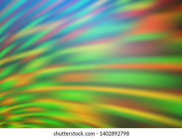 Light Blue, Green vector bokeh and colorful pattern. Colorful abstract illustration with gradient. The background for your creative designs.