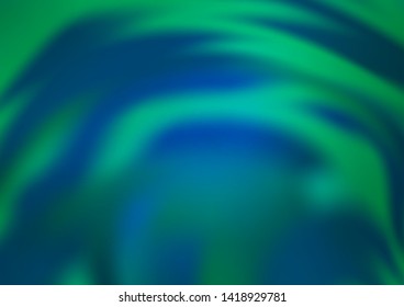 Light Blue, Green vector bokeh and colorful pattern. An elegant bright illustration with gradient. The best blurred design for your business.