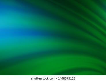 Light Blue, Green vector bokeh template. Shining colorful illustration in a Brand new style. The background for your creative designs.