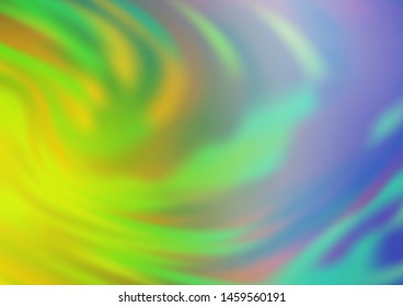 Light Blue, Green vector bokeh and colorful pattern. Shining colorful illustration in a Brand new style. The best blurred design for your business.