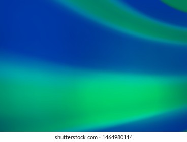 Light Blue, Green vector bokeh pattern. Creative illustration in halftone style with gradient. The elegant pattern for brand book.