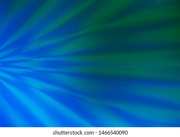 Light Blue, Green vector bokeh and colorful pattern. Colorful illustration in abstract style with gradient. Brand new style for your business design.