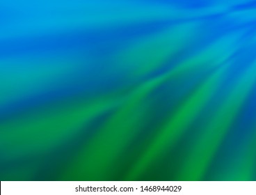 Light Blue, Green vector bokeh pattern. An elegant bright illustration with gradient. A completely new design for your business.