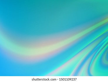 Light Blue, Green vector bokeh pattern. Glitter abstract illustration with an elegant design. The elegant pattern for brand book.