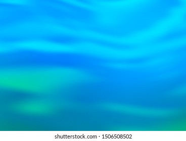 Light Blue, Green vector bokeh and colorful pattern. Colorful abstract illustration with gradient. The elegant pattern for brand book.