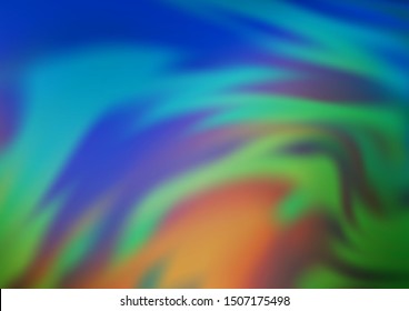 Light Blue, Green vector bokeh and colorful pattern. Colorful abstract illustration with gradient. The elegant pattern for brand book.