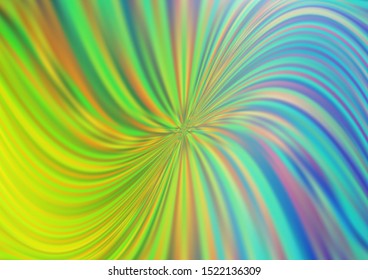 Light Blue, Green vector bokeh pattern. Modern geometrical abstract illustration with gradient. A new texture for your design.