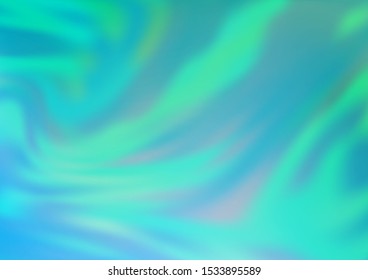 Light Blue, Green vector bokeh and colorful pattern. Creative illustration in halftone style with gradient. The template for backgrounds of cell phones.