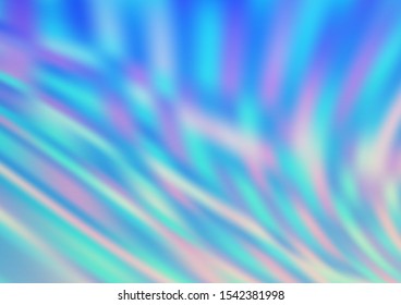 Light Blue, Green vector bokeh template. Glitter abstract illustration with an elegant design. The background for your creative designs.