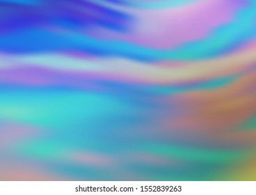 Light Blue, Green vector bokeh template. A vague abstract illustration with gradient. A completely new template for your design.