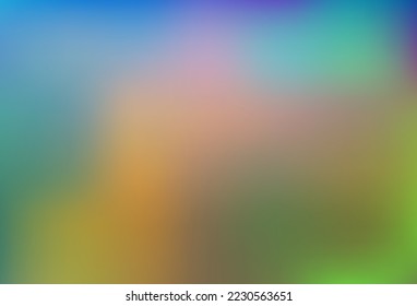 Azul claro, patrón de bokeh vectorial verde. Ilustración colorida brillante en un estilo completamente nuevo. Diseño de su sitio web.