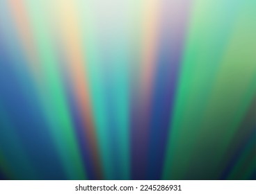 Light Blue, Green vector bokeh template. Colorful illustration in blurry style with gradient. A completely new design for your business.