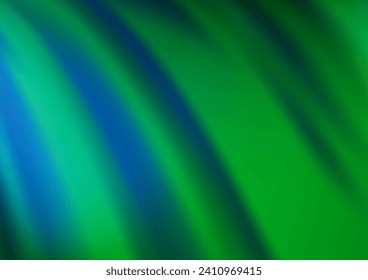 Light Blue, Green vector bokeh and colorful pattern. Colorful illustration in abstract style with gradient. A completely new template for your design.