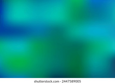 Light Blue, Green vector bokeh template. Modern abstract illustration with gradient. Smart texture for your design.