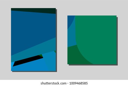 Light Blue, Green vector brochure for ui, ux design. Modern abstract design concept with colorful gradient. New design for a poster, banner of your website.