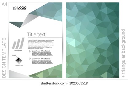 Light Blue, Green vector  brochure for ui, ux design. Blurred decorative design in abstract style with textbox. Pattern for beautiful business cards, folders.