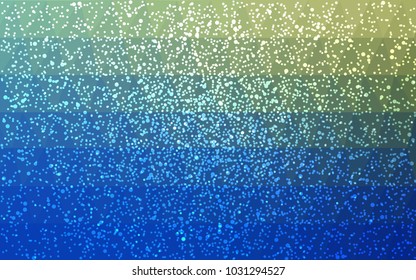 Light Blue, Green vector christmas postcard low polygon background. Illustration consisting of triangles. Abstract triangular polygonal origami or crystal design of New Year celebration.