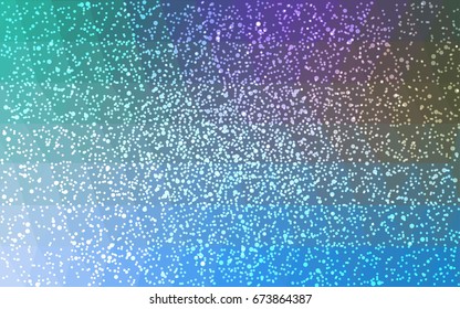 Light Blue, Green vector christmas postcard low polygon background. Illustration consisting of triangles. Abstract triangular polygonal origami or crystal design of New Year celebration.