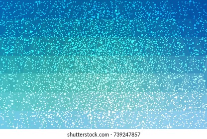 Light Blue, Green vector christmas postcard low polygon background. Illustration consisting of triangles. Abstract triangular polygonal origami or crystal design of New Year celebration.