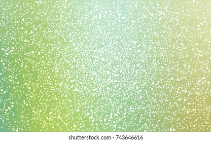 Light Blue, Green vector christmas postcard low polygon background. Illustration consisting of triangles. Abstract triangular polygonal origami or crystal design of New Year celebration.